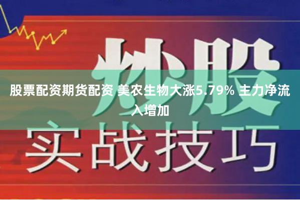 股票配资期货配资 美农生物大涨5.79% 主力净流入增加