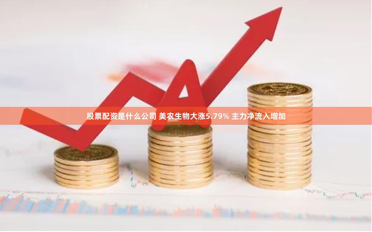 股票配资是什么公司 美农生物大涨5.79% 主力净流入增加