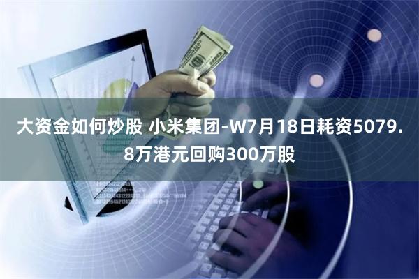 大资金如何炒股 小米集团-W7月18日耗资5079.8万港元回购300万股